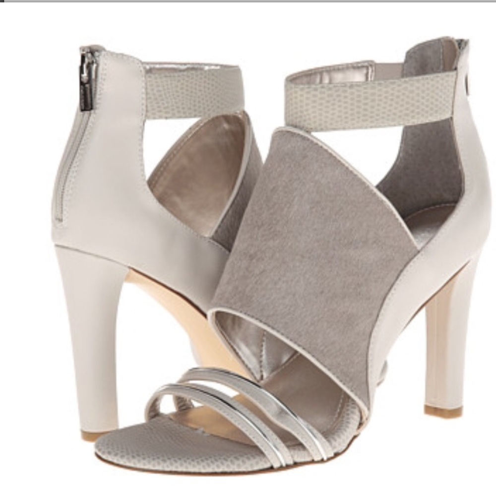 Calvin Klein Allena SS Nappa Haircalf Lizard Pumps